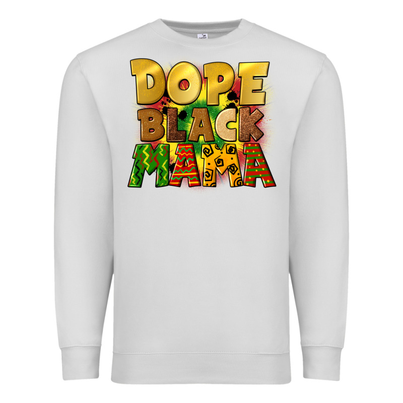Dope Black Mama Juneteenth Premium Sweatshirt by CowGirlArtShop | Teevron