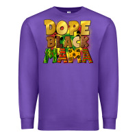 Purple dope black mama juneteenth Premium Sweatshirt - CowGirlArtShop