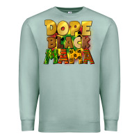 Seafoam dope black mama juneteenth Premium Sweatshirt - CowGirlArtShop