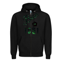 Black Born In 1951 Zipper Hoodie - Bettercallsaul