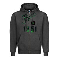 Charcoal Heather Born In 1951 Zipper Hoodie - Bettercallsaul