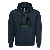 Navy Born In 1951 Zipper Hoodie - Bettercallsaul