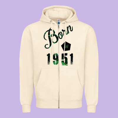 Born In 1951 Zipper Hoodie Designed By Bettercallsaul