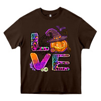 Chocolate Brown halloween love Heavy Core Tee - AdoDesignShop