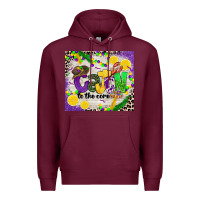 Burgundy cajun to the core Premium Hoodie - CowGirlArtShop