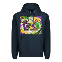 Navy cajun to the core Premium Hoodie - CowGirlArtShop