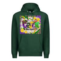 Sports Green cajun to the core Premium Hoodie - CowGirlArtShop