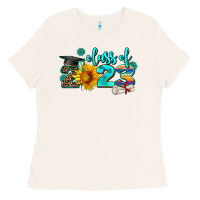 Bone western sunflower class of 2023 Ladies Tee - AdoDesignShop