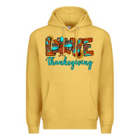 Antique Gold love thanksgiving Premium Hoodie - JahusDesignShop