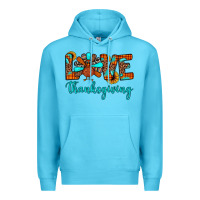 Ocean Blue love thanksgiving Premium Hoodie - JahusDesignShop