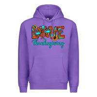 Purple love thanksgiving Premium Hoodie - JahusDesignShop