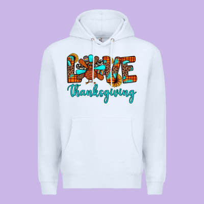 Love Thanksgiving Premium Hoodie Designed By Jahusdesignshop