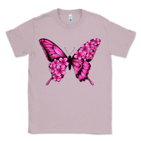 Lilac Floral pink butterfly Classic Tee - NancyCooperArtShop