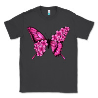 Smoke Floral pink butterfly Classic Tee - NancyCooperArtShop