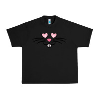 Black bunny face easter Urban Heavy Tee - MaliasSmallBusiness