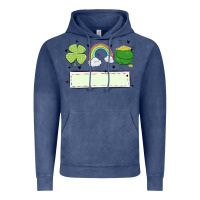 Vintage Denim st patrick's trio name patch Vintage Hoodie - MaliasSmallBusiness
