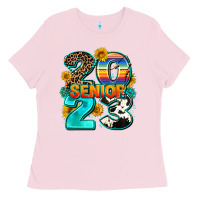 Bubblegum Pink senıor 2023 Ladies Tee - AdoDesignShop