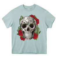 Arona skull cactus Heavy Core Tee - JahusDesignShop