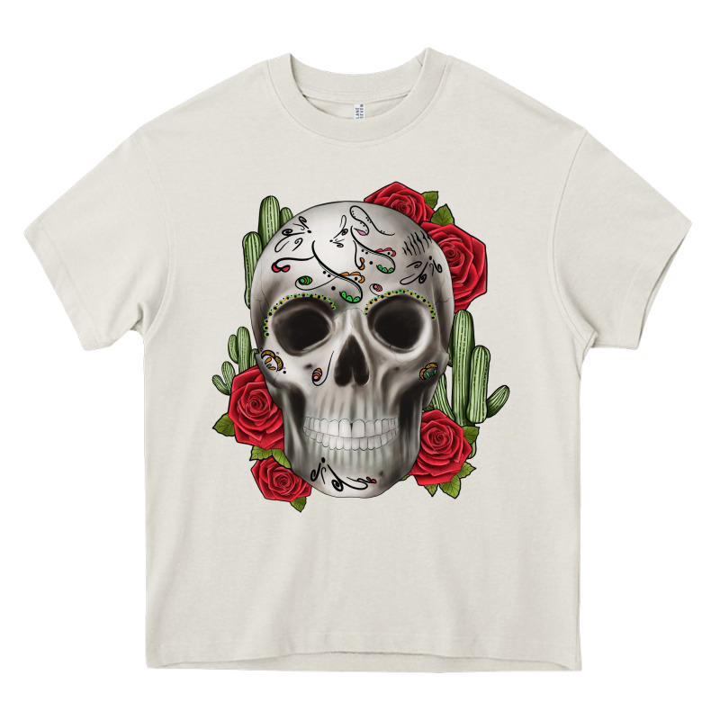 Skull Cactus Heavy Core Tee by JahusDesignShop | Teevron