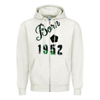 Oatmeal Heather Born In 1952 Zipper Hoodie - Bettercallsaul
