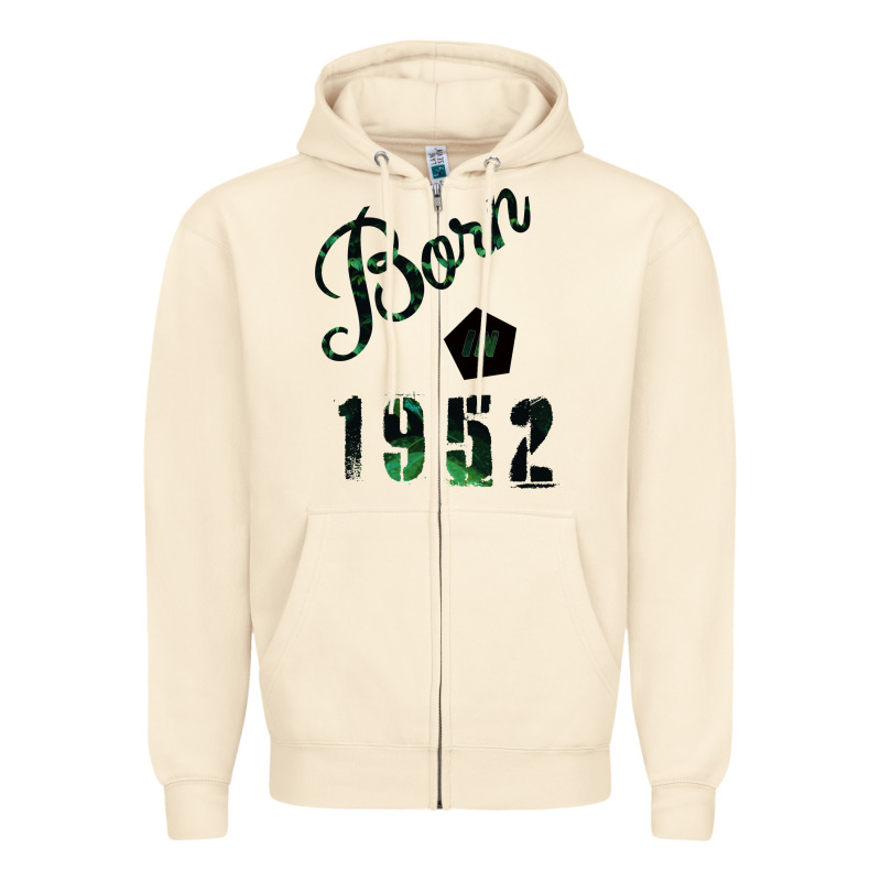 Born In 1952 Zipper Hoodie by Bettercallsaul | Teevron