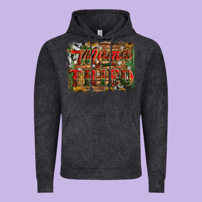 Mama Tried Christmas Vintage Hoodie Designed By Jasminsmagicworld