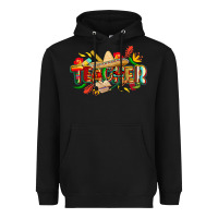 Black cinco de mayo teacher Heavyweight Hoodie - CowGirlArtShop