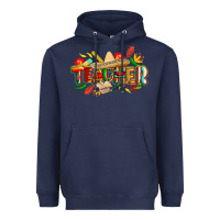 Navy cinco de mayo teacher Heavyweight Hoodie - CowGirlArtShop