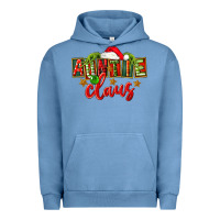 Pigment Pebble Blue christmas auntie claus Urban Hoodie - FaDigitalArtStudio