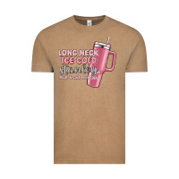 Vintage Coffee long neck ice cold stanley never broke my heart Vintage Tee - MaliasSmallBusiness