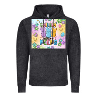 Vintage Black chillin' with my peeps Vintage Hoodie - MaliasSmallBusiness