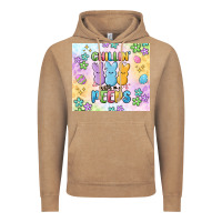 Vintage Coffee chillin' with my peeps Vintage Hoodie - MaliasSmallBusiness