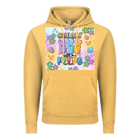 Vintage Mustard chillin' with my peeps Vintage Hoodie - MaliasSmallBusiness