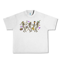 Lunar Rock dancing skeletons mardi gras Urban Heavy Tee - MaliasSmallBusiness