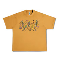Peanut Butter dancing skeletons mardi gras Urban Heavy Tee - MaliasSmallBusiness