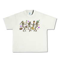 Pistachio dancing skeletons mardi gras Urban Heavy Tee - MaliasSmallBusiness