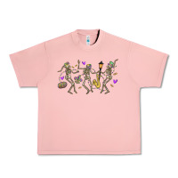 Salmon dancing skeletons mardi gras Urban Heavy Tee - MaliasSmallBusiness