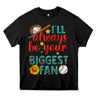 Black i'll always be your biggest fan baseball Heavy Core Tee - BundleAndBundleShop