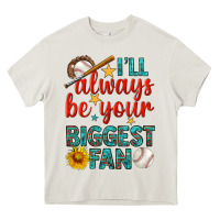 Cream i'll always be your biggest fan baseball Heavy Core Tee - BundleAndBundleShop