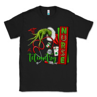 Black grinch hand telemetry nurse Classic Tee - NancyCooperArtShop