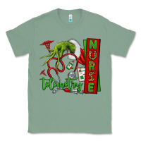 Sage grinch hand telemetry nurse Classic Tee - NancyCooperArtShop