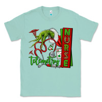 Seafoam grinch hand telemetry nurse Classic Tee - NancyCooperArtShop