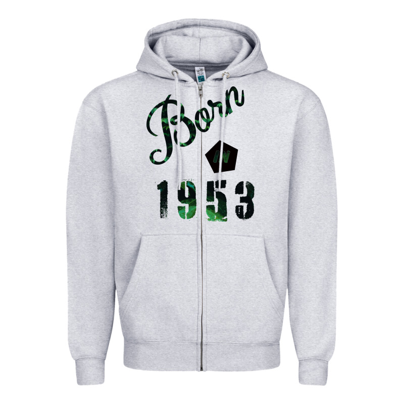 Born In 1953 Zipper Hoodie by Bettercallsaul | Teevron