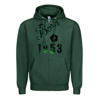 Sports Green Born In 1953 Zipper Hoodie - Bettercallsaul