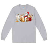 Moon Dust Christmas Milk and Cookie Latte Coffee Cups Long Sleeve Tee - MaliasSmallBusiness