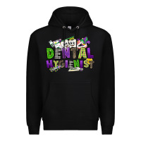 Black dental hygienest mardi gras Premium Hoodie - CowGirlArtShop