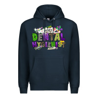 Navy dental hygienest mardi gras Premium Hoodie - CowGirlArtShop