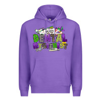 Purple dental hygienest mardi gras Premium Hoodie - CowGirlArtShop