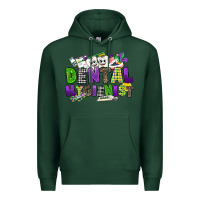 Sports Green dental hygienest mardi gras Premium Hoodie - CowGirlArtShop