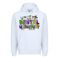 White dental hygienest mardi gras Premium Hoodie - CowGirlArtShop